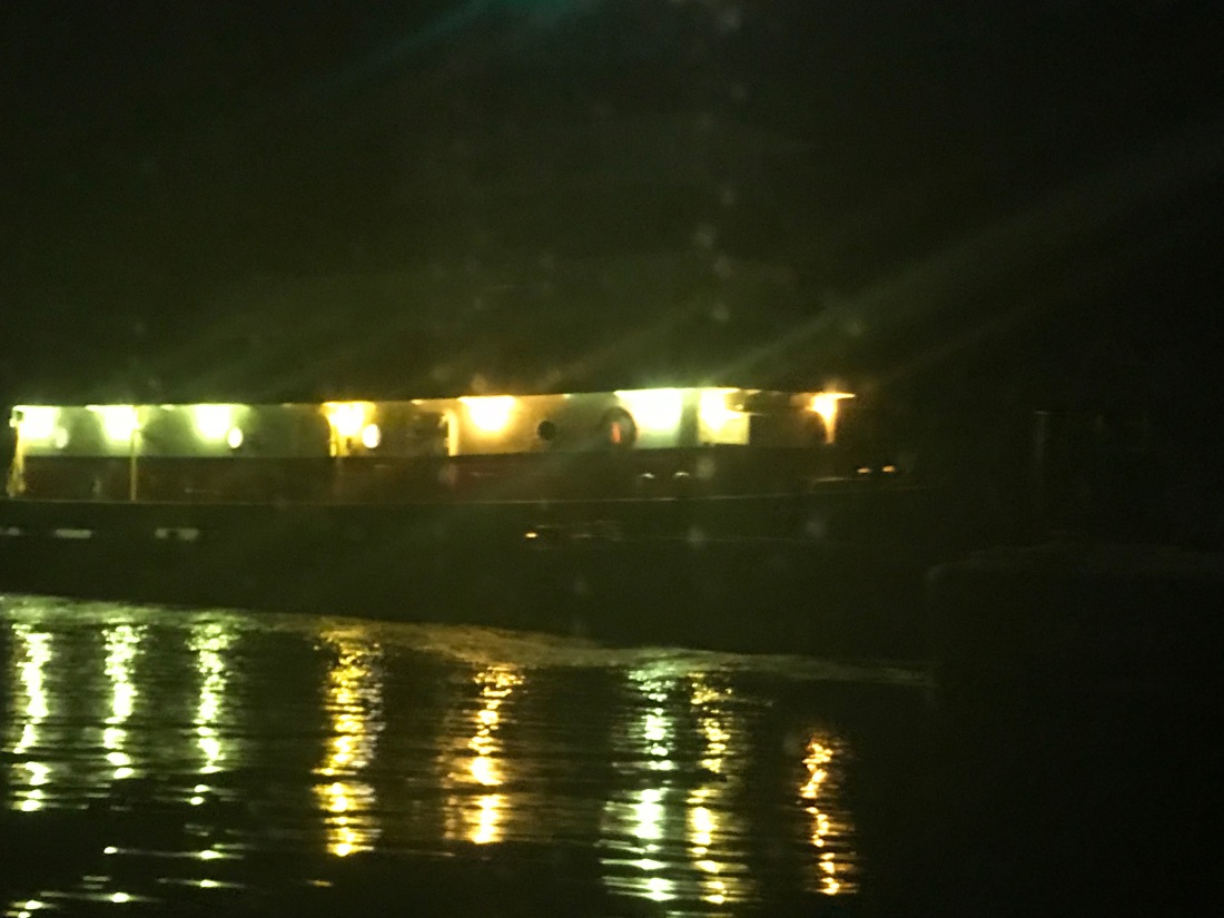 Barge at Night 1