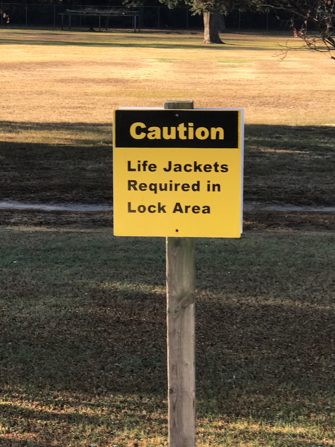 Lock - Life Jackets Required